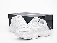 Жіночі кросівки New Balance 9060 Triple White (білі монохром) стильні демісезонні кроси Y14895