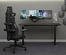 Геймерське тканинне крісло для ком'ютера Cyberlux V8 Fabric Black, фото 3