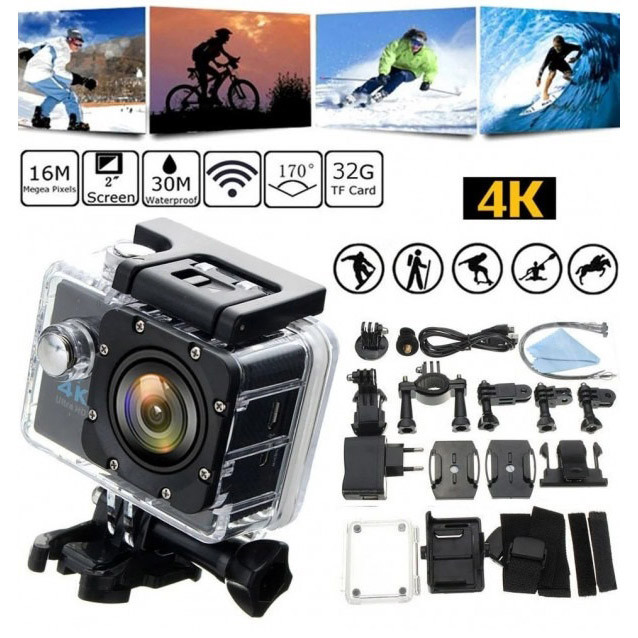 Action camera hd 1080p DVR Sport S2 Wi-Fi/SD, Нагрудна камера, Екшн камера 1080 p, DX-757 Sports cam