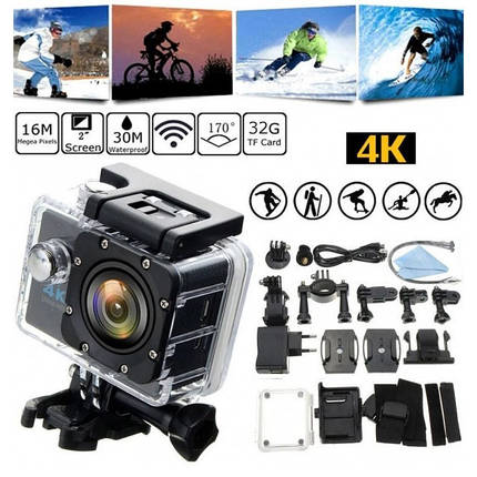 Action camera hd 1080p DVR Sport S2 Wi-Fi/SD, Нагрудна камера, Екшн камера 1080 p, DX-757 Sports cam, фото 1