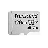 Карта памяті Transcend 300S TS128GUSD300S Black 128GB microSDHC Class 10 UHS-I U3