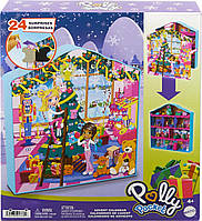 Адвент календар Поллі Покет «Пряничний будиночок» Polly Pocket Advent Gingerbread House Playset