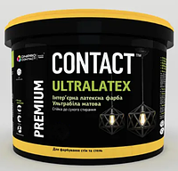 Фарба інтер'єрна для стель та стін CONTACT ULTRALATEX 1,4 кг Біла