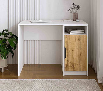 Письмовий стіл Junior 1 100х50 см корпус білий TM Viorina-Deko