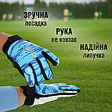 Воротарські рукавиці дитячі спортивні футбольні для воротаря футболістів дітей розмір 5 Hechpro (8241), фото 3