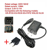 Зарядний пристрій для електробритви Panasonic RE7-80 3.0V - 1.1A ES-RT25 / ES-RW35 / ES-FRT2 / ES-SL33 / ES-WSL3D