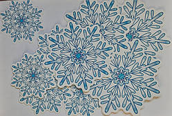 Набір  Сніжинки 9 штук