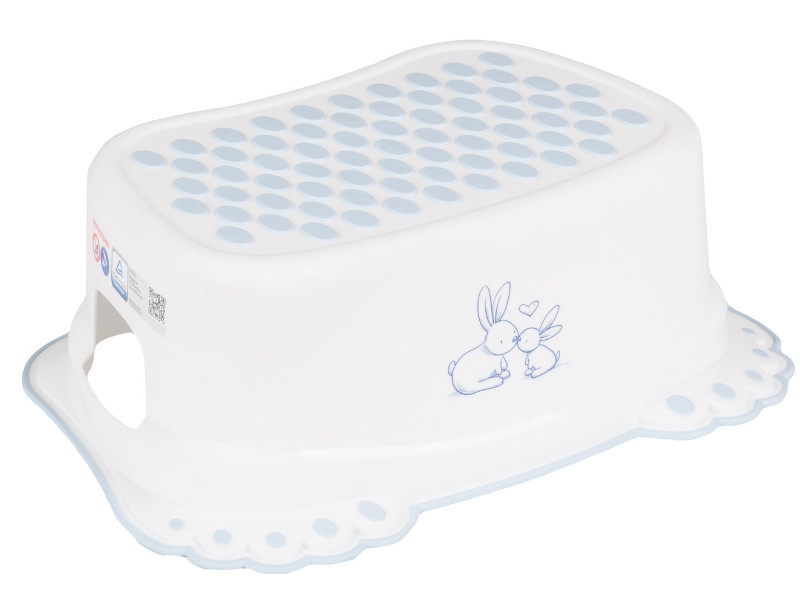 Дитячі антиковзкі сходинки у ванну Bunny white