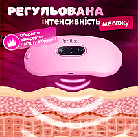 Менструальна нагрівальна подушка з масажем для полегшення спазмів рожева Brillix (WPB01-Pink), фото 5