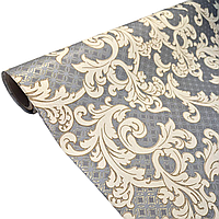 Шпалери вінілові на флізеліновій основі 10.05 × 1.06 м 31507, сірі, бежеві для вітальні, спальні, коридору