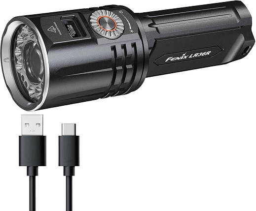 Ручний пошуковий лазерний ліхтар з OLED дисплеєм Fenix LR36R, фото 1