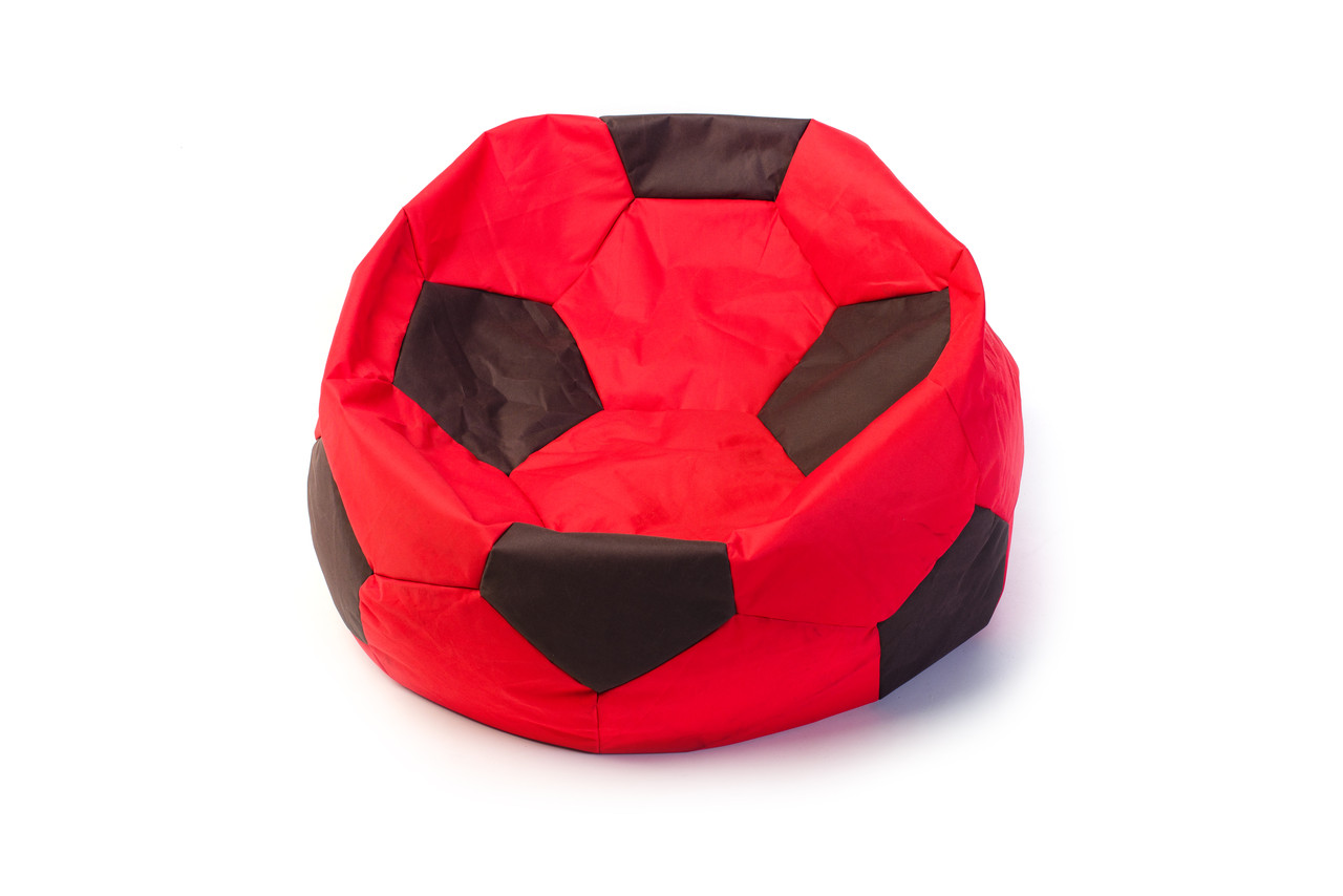 Крісло м'яч «BOOM» 80см червоно-коричневий