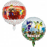 Фольгована кругла повітряна куля команда Roblox Роблокс, 18" 45 см