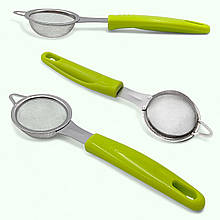 Ситечко D6,3см L22,5см з пластиковою ручкою ( нержавійка
