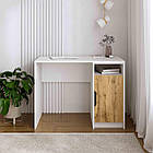 Письмовий стіл Юніор Корпус білий/Фасад Тахо, фото 3