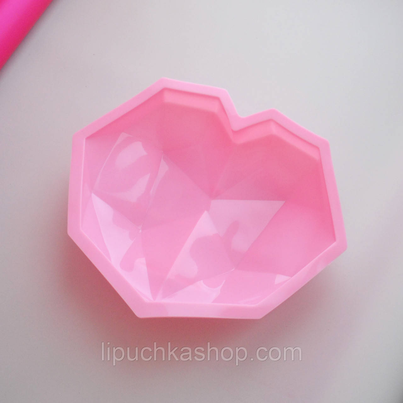 Форма силіконова для євродесерітв Серце орігамі 32370, фото 1