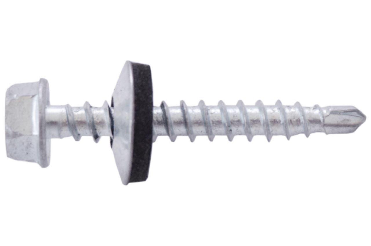 Саморіз покрівельний Apro 4.8 x 35 мм, цинк, Китай, 50 шт. (SDS4835ZN)