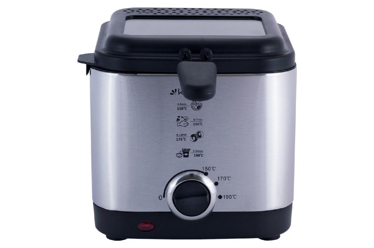Фритюрниця Kamille KM-6812 з антипригарною чашею 1,5 л, терморегулятором, фільтром проти запахів