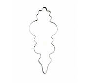 Металева вирубка для пряників "Новорічна іграшка 3" 1шт