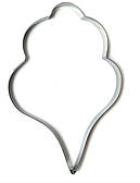 Металева вирубка для пряників "Новорічна іграшка 5" 1шт