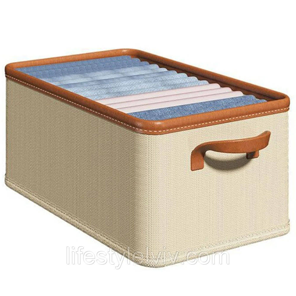 Коробка-органайзер для зберігання речей 36х25х20 см, Storage box / Складна коробка для зберігання одягу