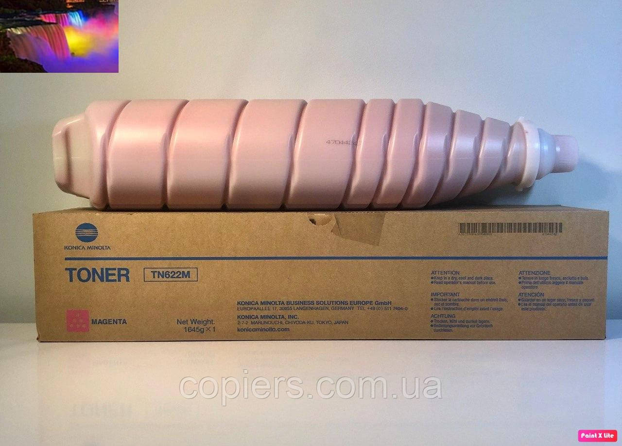 Тонер картридж TN622M, оригінальний, Коніка Мінолта, tn-622em, tn622 m, фото 1