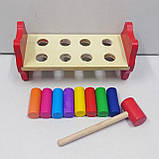 Розвиваюча дерев'яна іграшка Стукалка (MD0911), фото 4