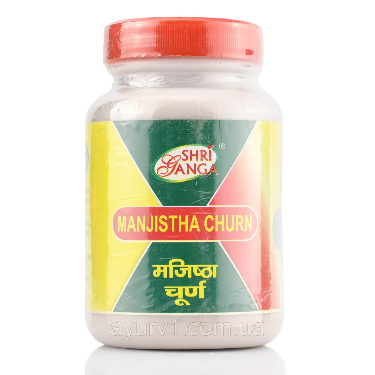 Манжишта Чурна Шрі Гангу / Manjishta Churna Shri Ganga / 100 g рослинний антибіотик,  для шкіри та крові