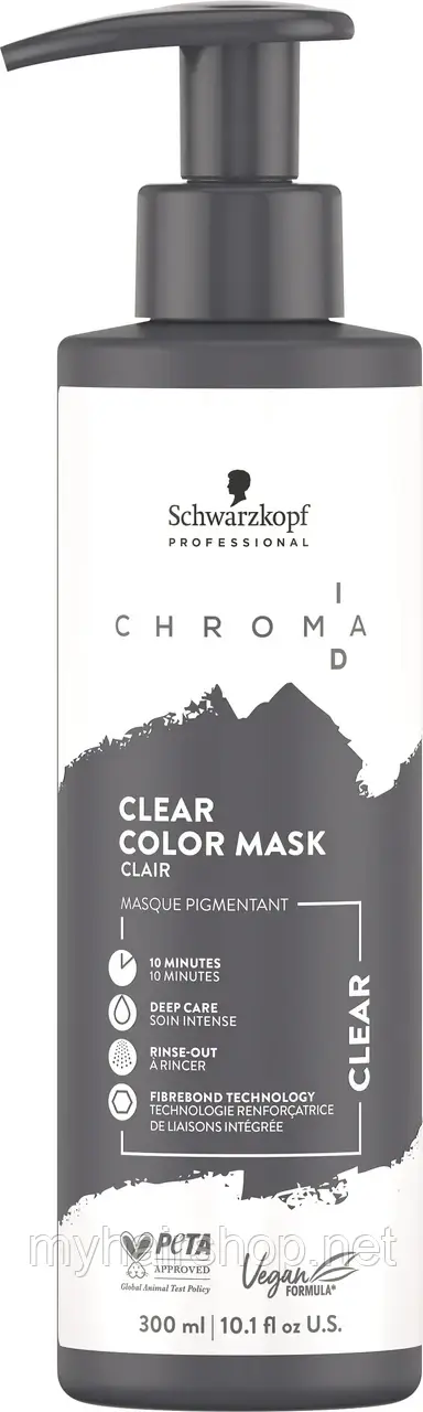 Тонувальна бондинг-маска "Прозорий" SCHWARZKOPF Chroma ID Bonding Color Mask Clear 300 мл
