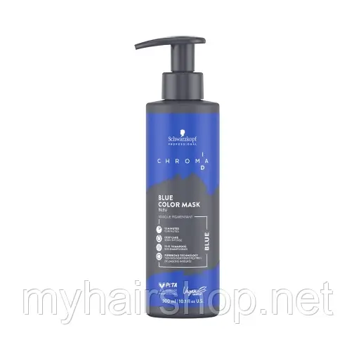 Тонувальна бондинг-маска "Синя" SCHWARZKOPF Chroma ID Bonding Color Mask Blue 300 мл