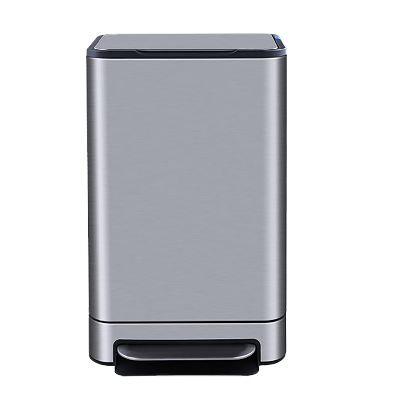 Відро для сміття з педаллю JAH 30 л Soft Close (колір сріблястий металік, внутрішнє відро), фото 1