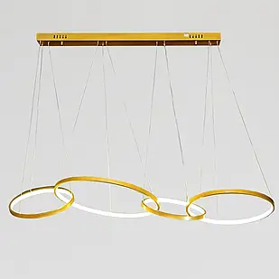 Підвісна дизайнерська люстра YDH2160/4GD