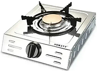 Газова плита Sokany SK-07023 з однією конфоркою, компактна переносна кухонна плита