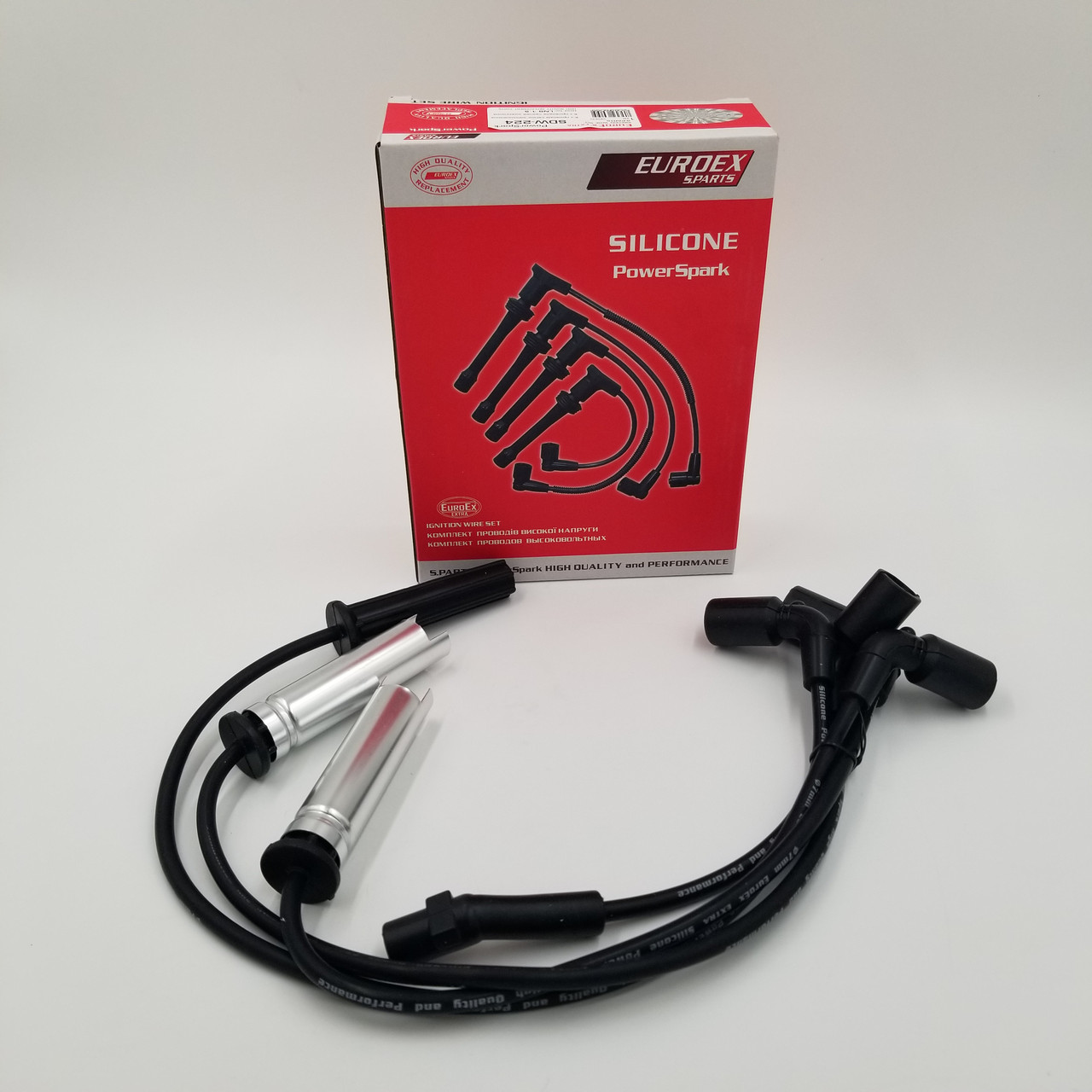 Провід високовольтні Ланос, Авео 1.5 (силікон) S.parts Польща