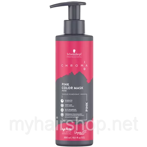 Тонувальна бондинг-маска "Рожева" SCHWARZKOPF Chroma ID Bonding Color Mask Pink 300 мл