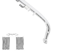 Електрокарниз для штор Wi-Fi з пультом, гнутий/арочний/радіусний/еркерний 0°–90°, LIVOLO (VL-SHQ011R2)