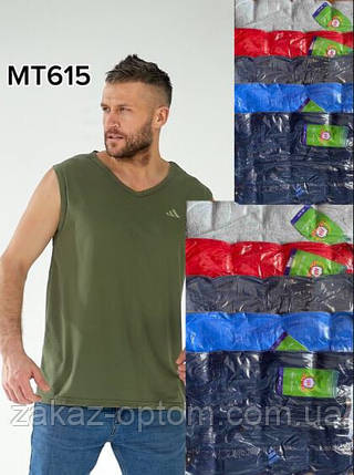 Майка чоловіча оптом (2XL-5XL) Китай МТ615-131137, фото 1