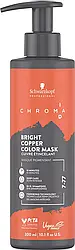 Тоніруюча бондинг-маска "Середній русявий мідний екстра" SCHWARZKOPF Chroma ID Bonding Color Mask 7-77 300 мл