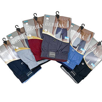 Чоловічі сімейні труси 100% турецька бавовна люкс якості Berrak Бордовий, S