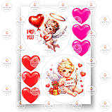 Друк їстівного фото — Вафельний папір — День Святого Валентина No117, фото 5