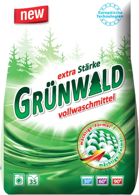 Пральний порошок GRUNWALD 2in1 універсальний 3кг (8), фото 1