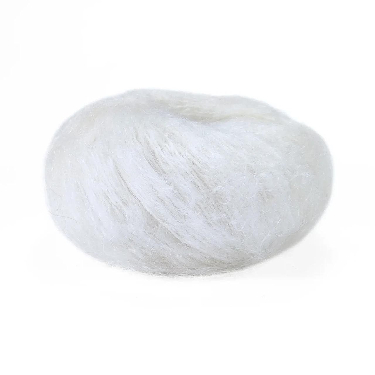 Пряжа Wool Mohair/Вул Мохер, білий 6027, Lana Gatto