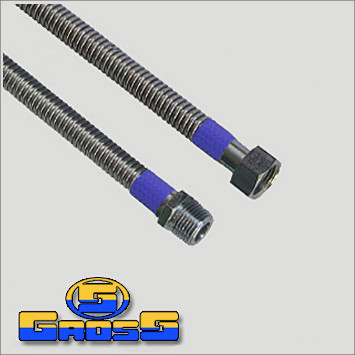 Шланг гофрований вода 1/2" ВН 100 см Gross/SD+