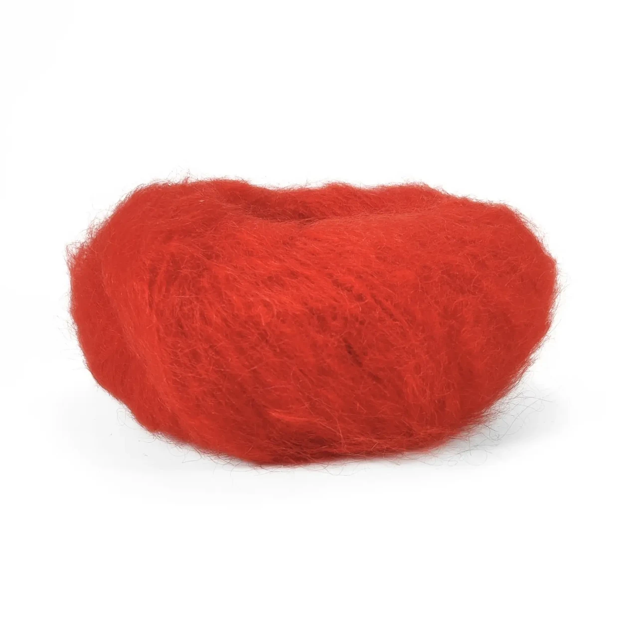 Пряжа Wool Mohair/Вул Мохер, червоний 06024, Lana Gatto