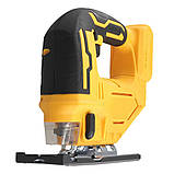 Лобзик бездротовий з підсвіткою та 2 акумуляторами 21V для різки по дереву металу електричний в кейсі, фото 2