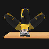 Лобзик бездротовий з підсвіткою та 2 акумуляторами 21V для різки по дереву металу електричний в кейсі, фото 3