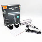 Фен для волосся 1400Вт + 2 насадки, від мережі 220В, RAF R474 / Потужний фен для сушіння волосся, фото 10