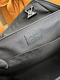 Чоловіча шкіряна сумка Louis Vuitton Voyager PM Monogram Shadow чекацтво преміум, фото 10