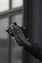 Чоловічі Кросівки Nike Air Max TN Plus Drift Black Green Strike / Найк Аїр Макс ТН Плюс Дріфт Чорні із Зеленим, фото 4