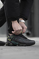 Чоловічі Кросівки Nike Air Max TN Plus Drift Black Green Strike / Найк Аїр Макс ТН Плюс Дріфт Чорні із Зеленим, фото 5